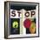 Stop Apple Crate Label - Cutler, CA-Lantern Press-Framed Art Print