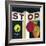 Stop Apple Crate Label - Cutler, CA-Lantern Press-Framed Art Print