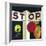 Stop Apple Crate Label - Cutler, CA-Lantern Press-Framed Art Print