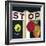 Stop Apple Crate Label - Cutler, CA-Lantern Press-Framed Art Print