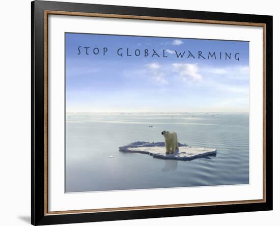 Stop Global Warming-null-Framed Photo