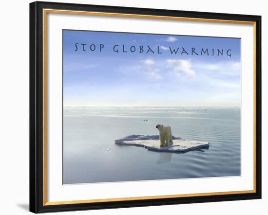 Stop Global Warming-null-Framed Photo