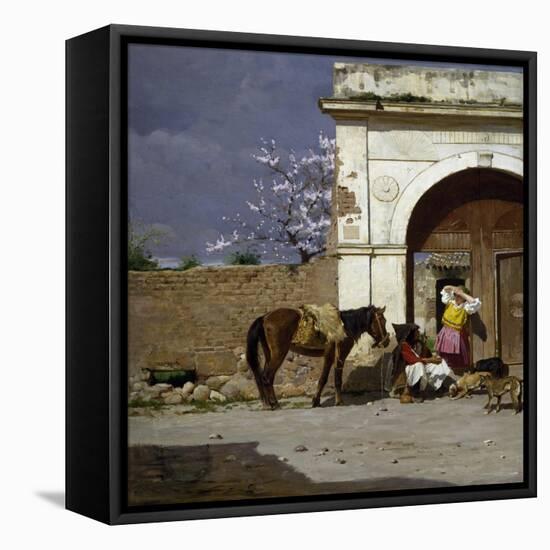 Stop in Sardinia-Giovanni Battista Tiepolo-Framed Premier Image Canvas