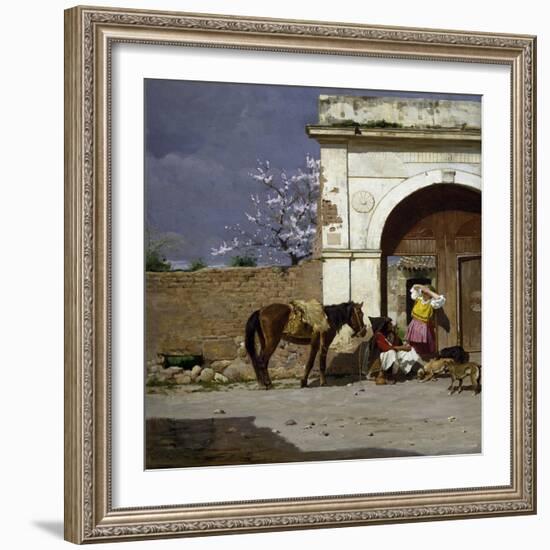 Stop in Sardinia-Giovanni Battista Tiepolo-Framed Giclee Print