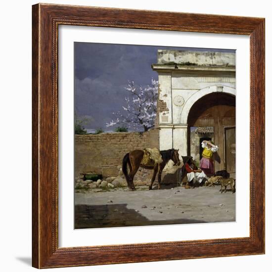 Stop in Sardinia-Giovanni Battista Tiepolo-Framed Giclee Print