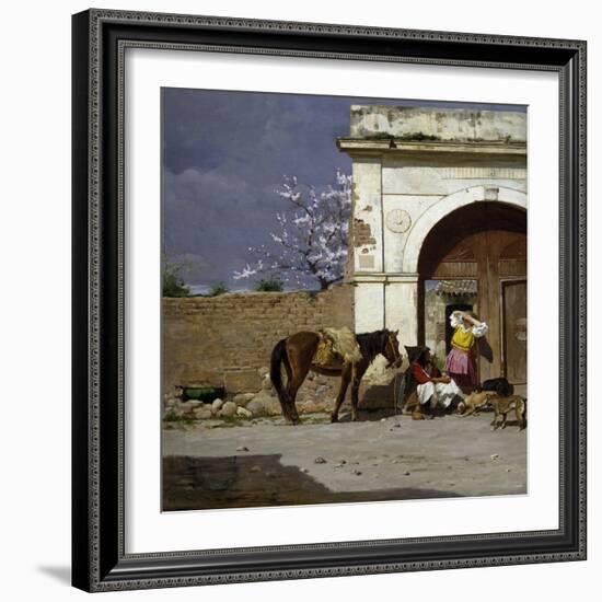 Stop in Sardinia-Giovanni Battista Tiepolo-Framed Giclee Print