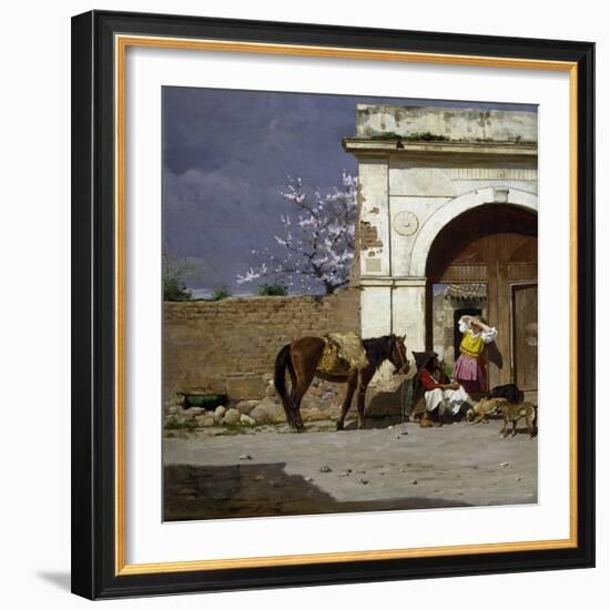 Stop in Sardinia-Giovanni Battista Tiepolo-Framed Giclee Print