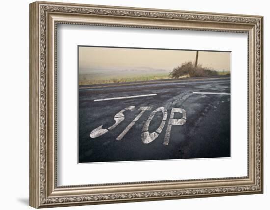 Stop Landscape-David Winston-Framed Giclee Print