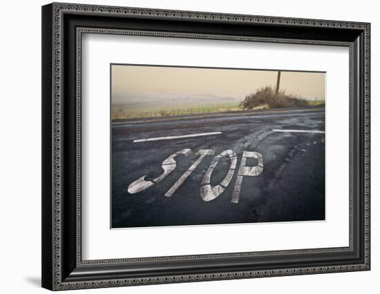 Stop Landscape-David Winston-Framed Giclee Print
