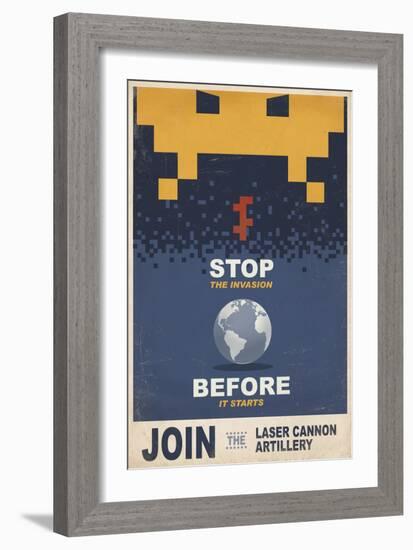 Stop the Invasion-Steve Thomas-Framed Giclee Print