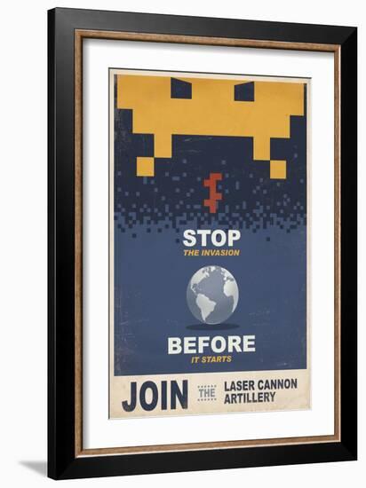 Stop the Invasion-Steve Thomas-Framed Giclee Print