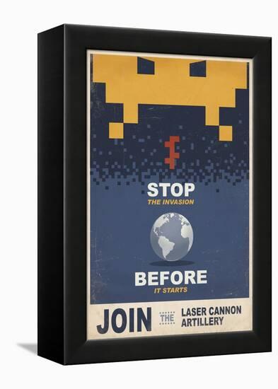 Stop the Invasion-Steve Thomas-Framed Premier Image Canvas