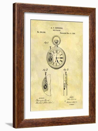 Stop Watch-Dan Sproul-Framed Art Print