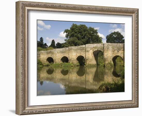 Stopham Bridge over River Arun, Near Pulborough, Sussex, England, United Kingdom, Europe-Richardson Rolf-Framed Photographic Print