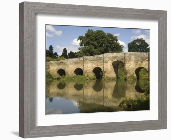 Stopham Bridge over River Arun, Near Pulborough, Sussex, England, United Kingdom, Europe-Richardson Rolf-Framed Photographic Print