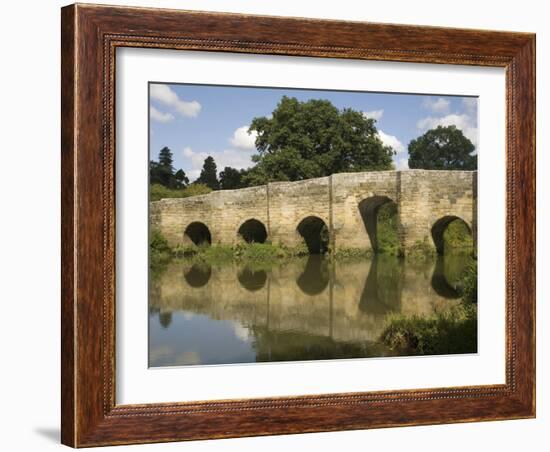 Stopham Bridge over River Arun, Near Pulborough, Sussex, England, United Kingdom, Europe-Richardson Rolf-Framed Photographic Print