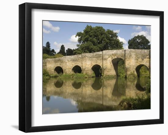 Stopham Bridge over River Arun, Near Pulborough, Sussex, England, United Kingdom, Europe-Richardson Rolf-Framed Photographic Print