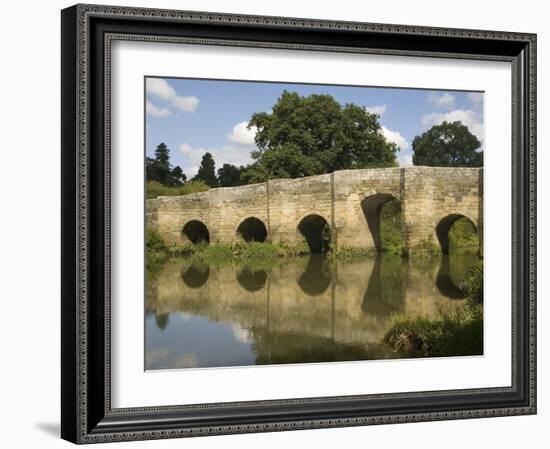 Stopham Bridge over River Arun, Near Pulborough, Sussex, England, United Kingdom, Europe-Richardson Rolf-Framed Photographic Print