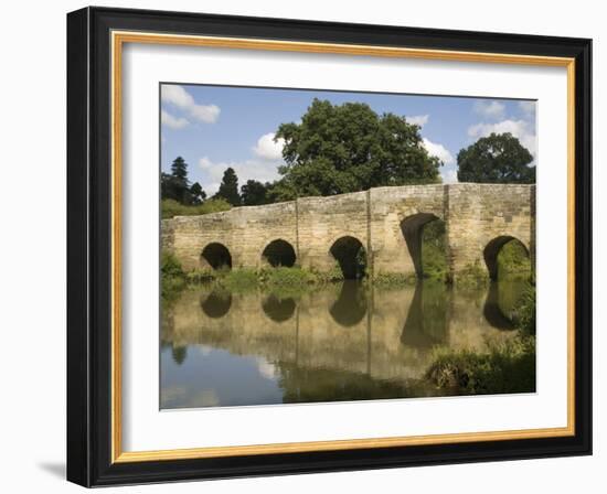 Stopham Bridge over River Arun, Near Pulborough, Sussex, England, United Kingdom, Europe-Richardson Rolf-Framed Photographic Print