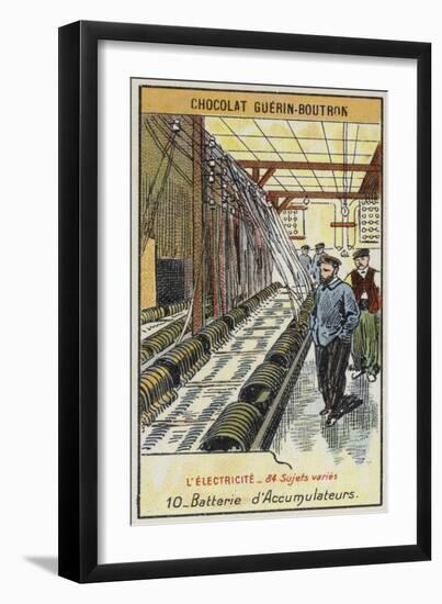 Storage Battery-null-Framed Giclee Print