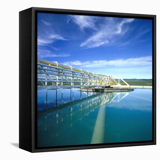 Storage Pool for Treating Waste Water-Kaj Svensson-Framed Premier Image Canvas