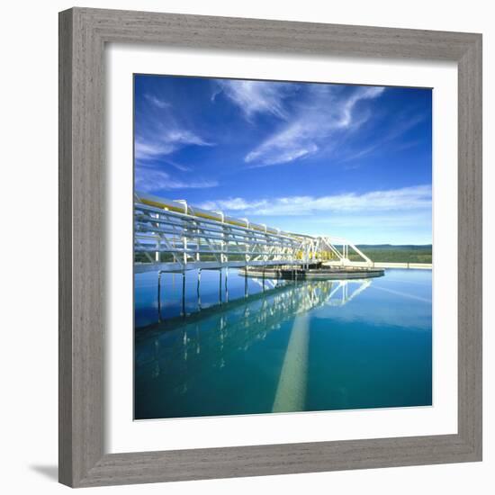 Storage Pool for Treating Waste Water-Kaj Svensson-Framed Premium Photographic Print