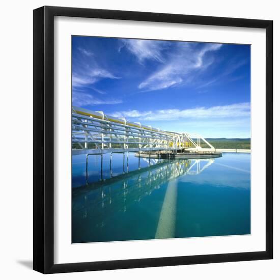 Storage Pool for Treating Waste Water-Kaj Svensson-Framed Premium Photographic Print