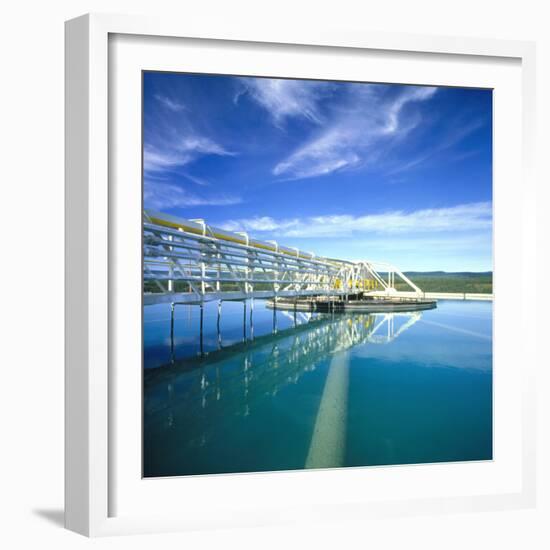 Storage Pool for Treating Waste Water-Kaj Svensson-Framed Premium Photographic Print