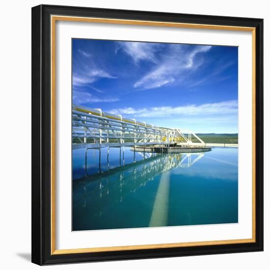 Storage Pool for Treating Waste Water-Kaj Svensson-Framed Premium Photographic Print