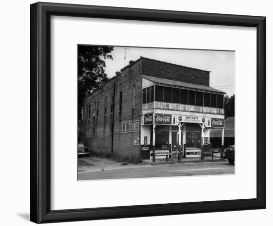 Store Belonging to Murder Defendant Roy Bryant-Ed Clark-Framed Photographic Print