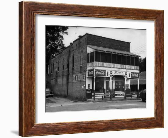 Store Belonging to Murder Defendant Roy Bryant-Ed Clark-Framed Photographic Print