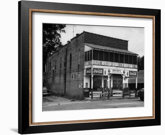 Store Belonging to Murder Defendant Roy Bryant-Ed Clark-Framed Photographic Print