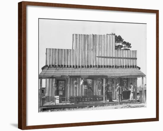 Store with a false front in the vicinity of Selma, Alabama, 1936-Walker Evans-Framed Giclee Print