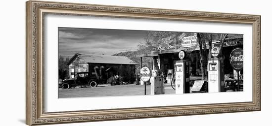 Store with a Gas Station on the Roadside, Route 66, Hackenberry, Arizona, USA--Framed Photographic Print