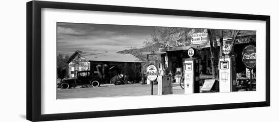 Store with a Gas Station on the Roadside, Route 66, Hackenberry, Arizona, USA-null-Framed Photographic Print
