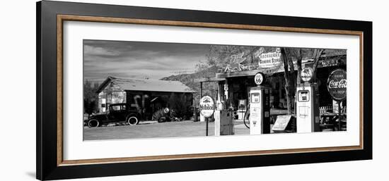 Store with a Gas Station on the Roadside, Route 66, Hackenberry, Arizona, USA--Framed Photographic Print