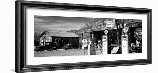 Store with a Gas Station on the Roadside, Route 66, Hackenberry, Arizona, USA--Framed Photographic Print