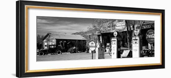 Store with a Gas Station on the Roadside, Route 66, Hackenberry, Arizona, USA-null-Framed Photographic Print