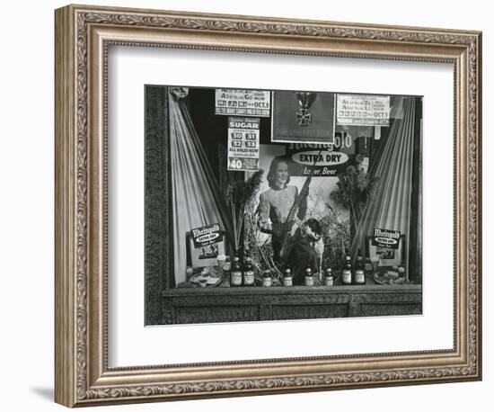 Storefront Display, New York, c. 1945-Brett Weston-Framed Photographic Print