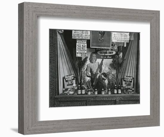 Storefront Display, New York, c. 1945-Brett Weston-Framed Photographic Print