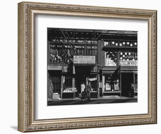 Storefront, New York, 1943-Brett Weston-Framed Photographic Print