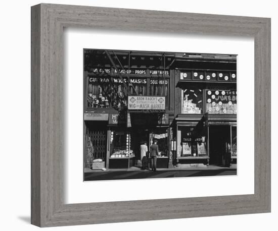 Storefront, New York, 1943-Brett Weston-Framed Photographic Print