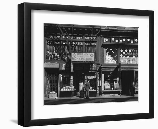 Storefront, New York, 1943-Brett Weston-Framed Photographic Print