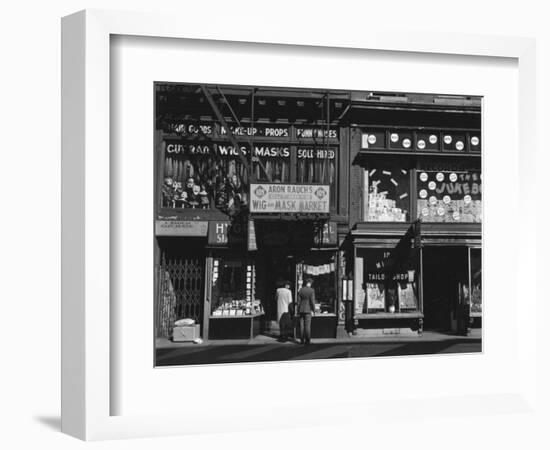 Storefront, New York, 1943-Brett Weston-Framed Photographic Print