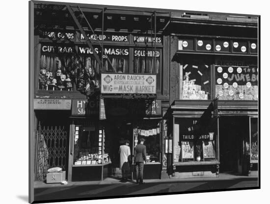 Storefront, New York, 1943-Brett Weston-Mounted Photographic Print