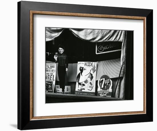 Storefront Window, New York, 1943-Brett Weston-Framed Photographic Print