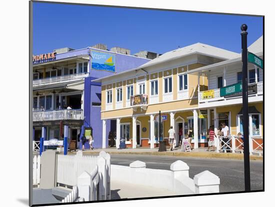 Stores on Harbour Drive, George Town, Grand Cayman, Cayman Islands, Greater Antilles, West Indies-Richard Cummins-Mounted Photographic Print