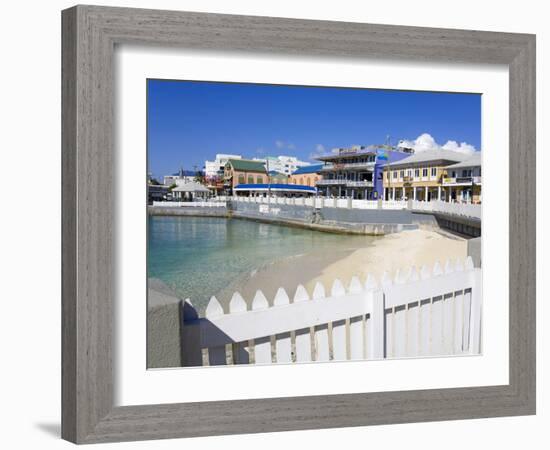 Stores on Harbour Drive, George Town, Grand Cayman, Cayman Islands, Greater Antilles, West Indies-Richard Cummins-Framed Photographic Print