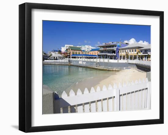 Stores on Harbour Drive, George Town, Grand Cayman, Cayman Islands, Greater Antilles, West Indies-Richard Cummins-Framed Photographic Print