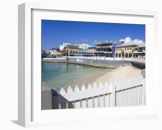 Stores on Harbour Drive, George Town, Grand Cayman, Cayman Islands, Greater Antilles, West Indies-Richard Cummins-Framed Photographic Print